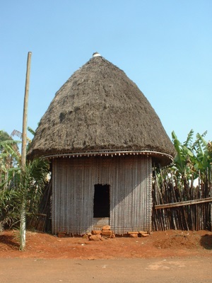 African hut in Cameroon