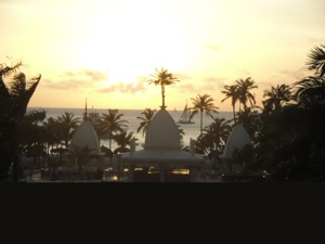 Sunset at Hotel Riu Palace, Aruba